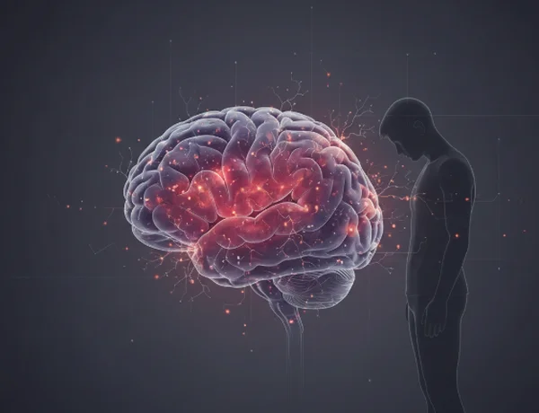 Brain affected by trauma, illustrating CPTSD changes