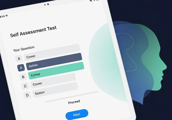 Digital interface of a CPTSD self-assessment for clarity